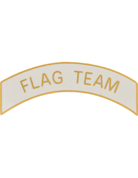 ROTC Metal Arc Tab FLAG TEAM