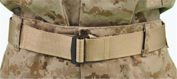 CLEARANCE - Raine Military Rigger Belt TAN - Size SMALL