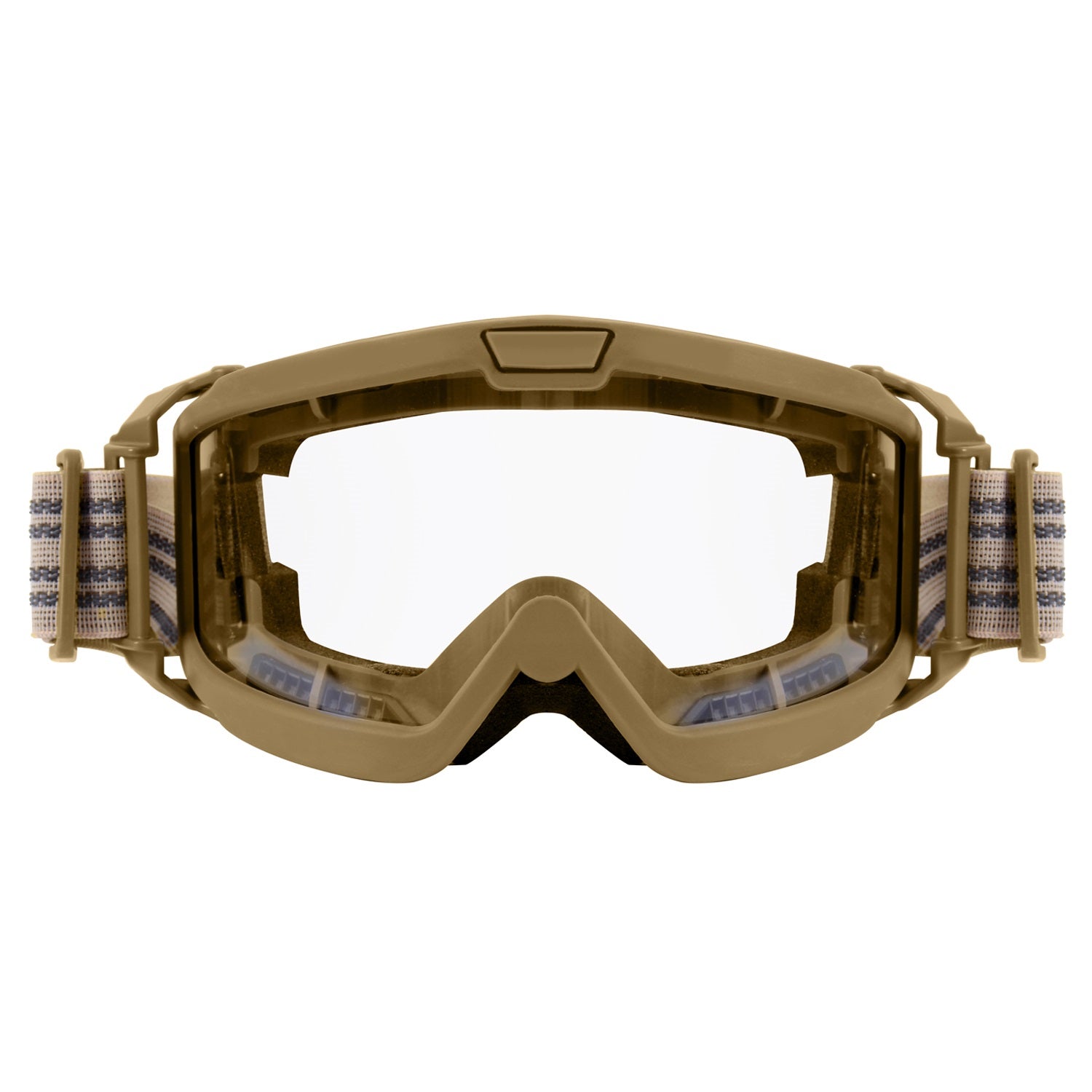 Rothco ANSI Ballistic OTG Goggles Coyote Brown and Clear