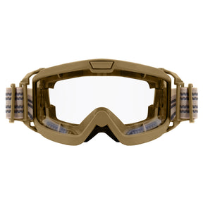 Rothco ANSI Ballistic OTG Goggles Coyote Brown and Clear