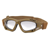 Rothco ANSI Rated Tactical Goggles Coyote Brown and Clear