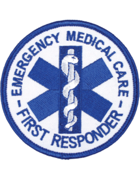 Emergency Medical Care First Responder Round Patch