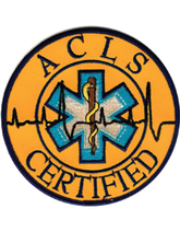 Advanced Cardiac Life Support Certified (ACLS) Patch