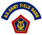 U.S. Army Field Band Dress Patch with Tab