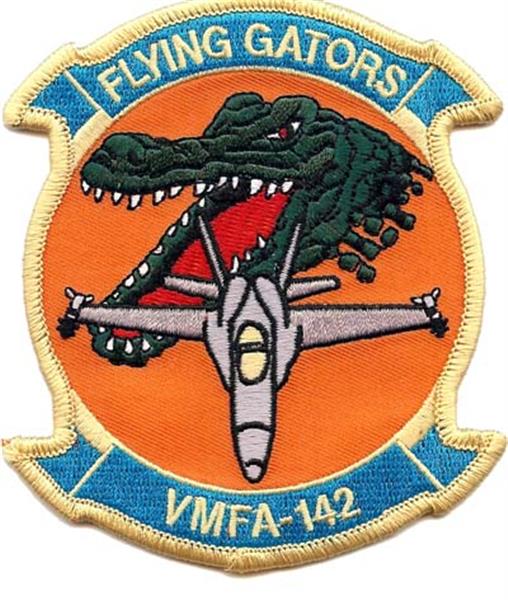 VMFA-142 "FLYING GATORS" - Marine Fighter Attack Squadron USMC Patch