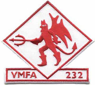 VMFA-232 Red Devils - Marine Fighter Attack Squadron USMC Patch
