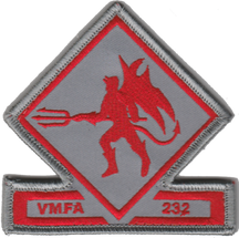 VMFA-232 Red Devils - Marine Fighter Attack Squadron USMC Patch - CLEARANCE!