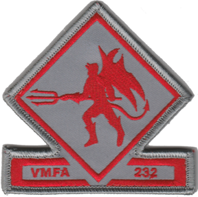 VMFA-232 Red Devils - Marine Fighter Attack Squadron USMC Patch - CLEARANCE!