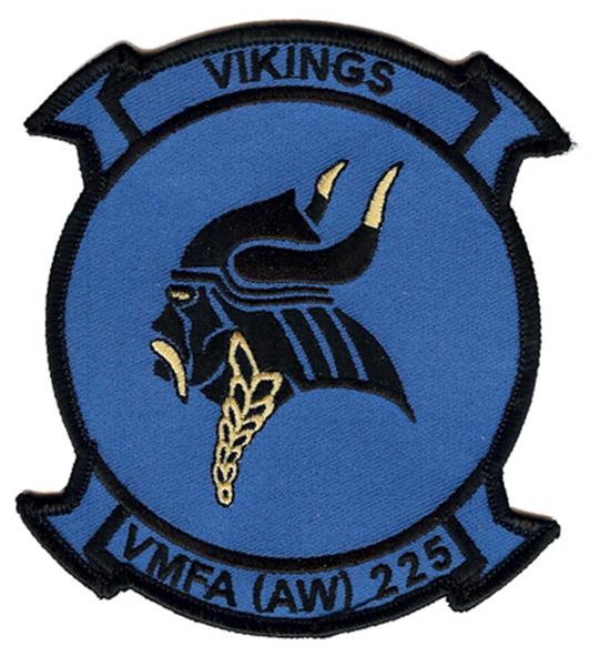 VMFA(AW)-225 "VIKINGS" - Marine All-Weather Fighter Attack Squadron USMC Patch