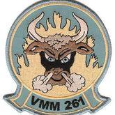 VMM-261 Raging Bulls USMC Patch - Officially Licensed