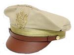 Replica WWII U.S. Army Officer's Crush Cap for Costumes - Khaki/Tan