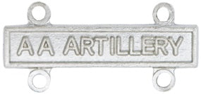 U.S. Army Qualification Bar - Anti Aircraft Artillery
