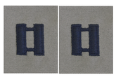 Vintage U.S. Air Force Officer Rank - ABU GREY/SAGE - CAPTAIN