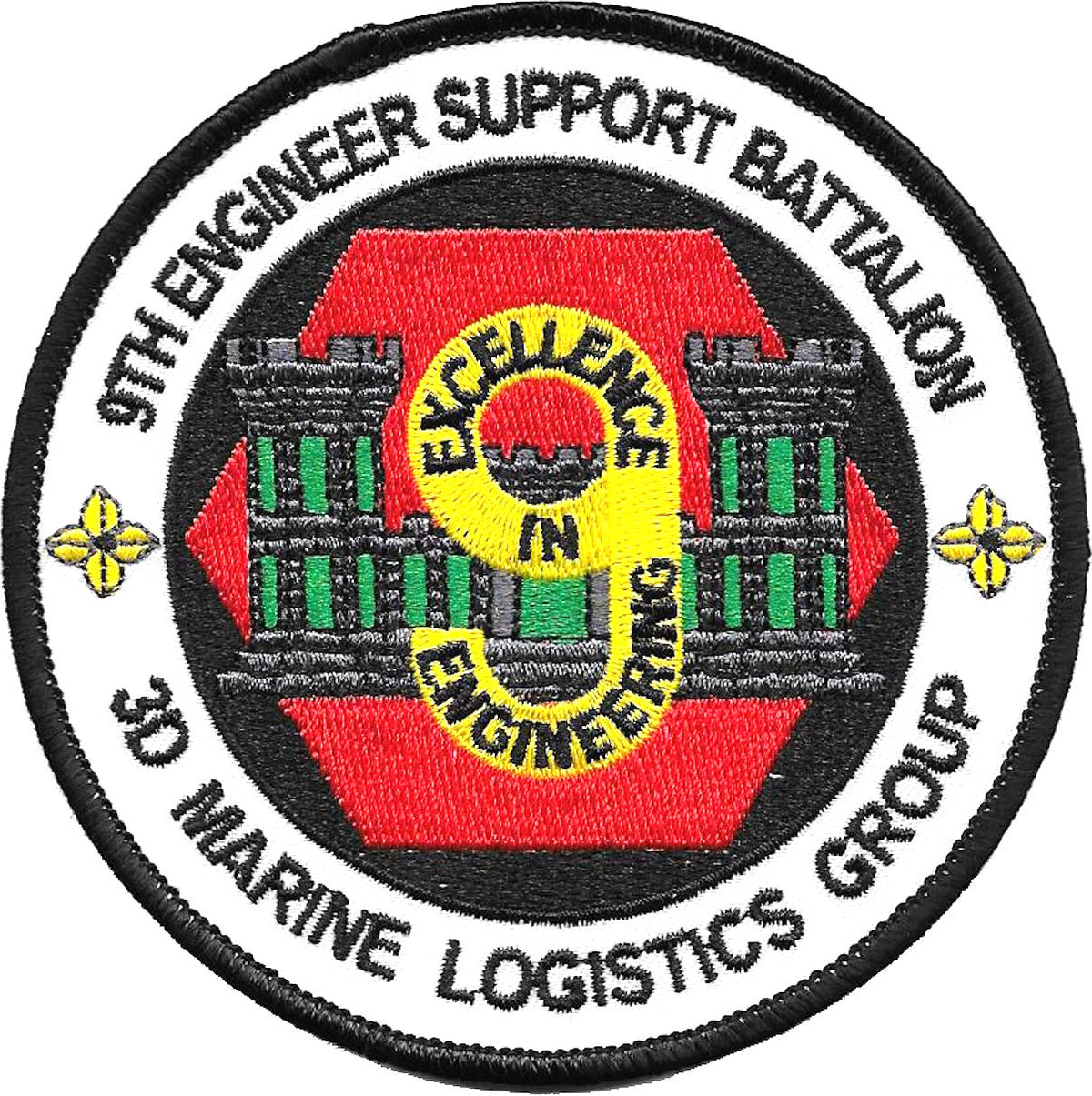 9th Engineer Support Battalion 3rd Marine Logistics Group USMC Patch