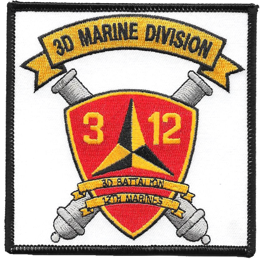 3rd Battalion 12th Marines USMC Patch
