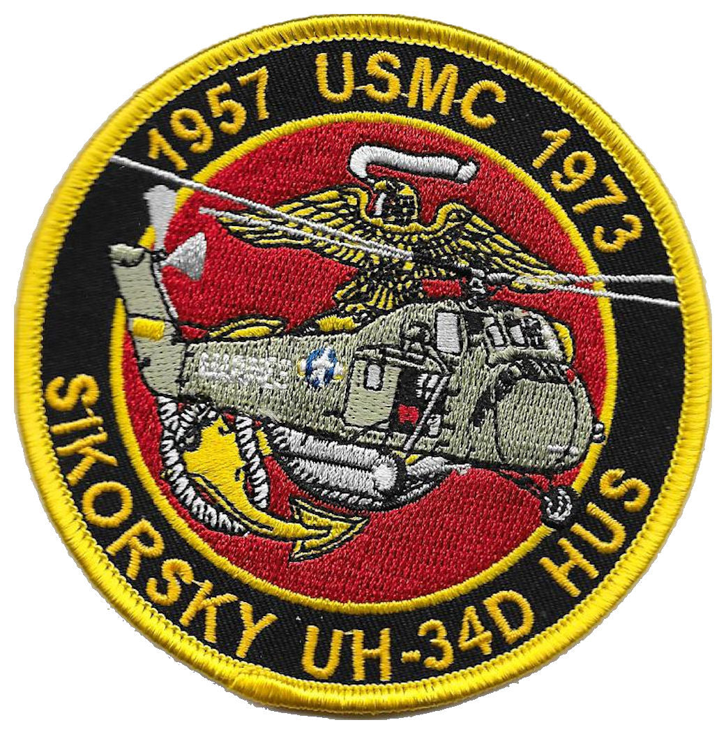 Sikorsky UH-34D HUS USMC Patch