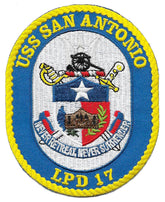 U.S.S. San Antonio LPD-17 USMC Patch