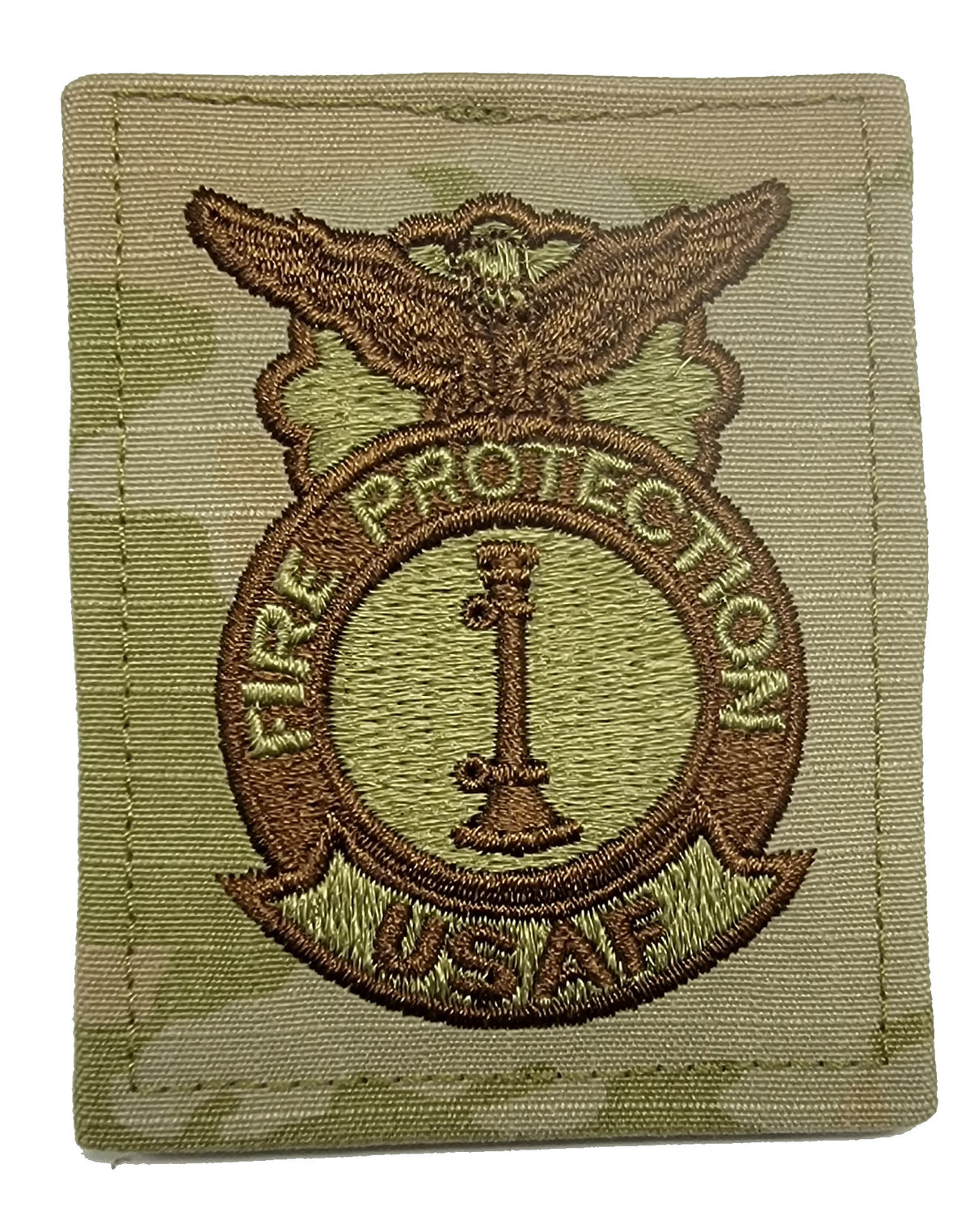 U.S. Air Force Fire Protection Engineer OCP Badge Patch - 1 Bugle Parallel