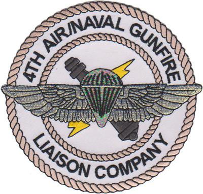 4th Anglico USMC Patch - 4th Air/Naval Gunfire Liaison Company
