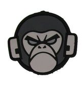 Monkey Head Morale Patch - PVC with Hook Fastener