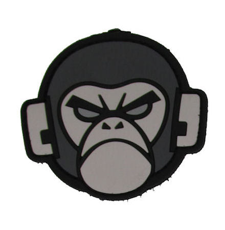 Monkey Head Morale Patch - PVC with Hook Fastener