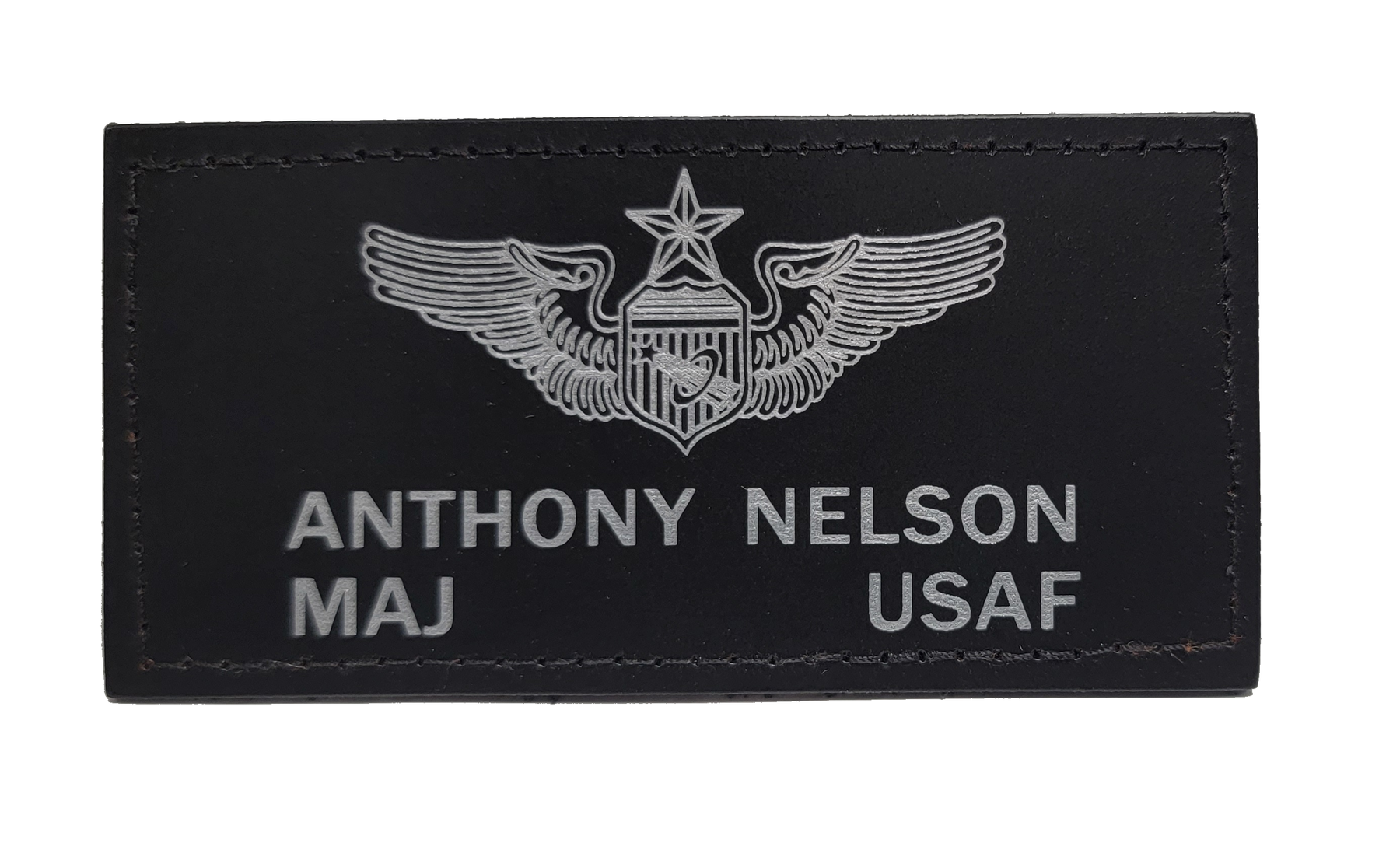 NASA Astronaut Anthony Nelson Leather Flight Badge