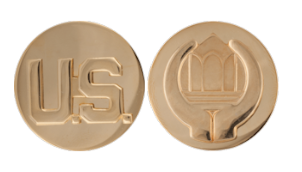 Chaplain Enlisted Collar Device Set