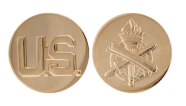Civil Affairs Enlisted Collar Device Set