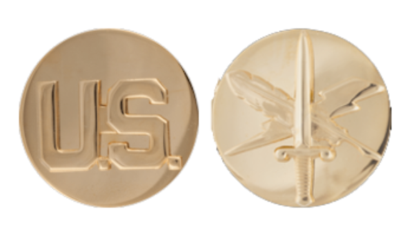 Public Affairs Enlisted Collar Device Set