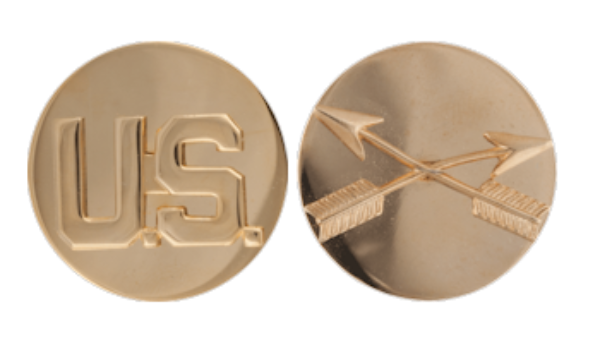Special Forces Enlisted Collar Device Set