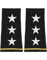 Army Uniform Epaulets - Shoulder Boards O-9 LT GENERAL