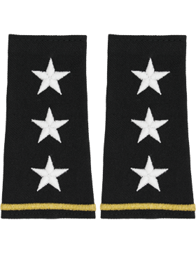 Army Uniform Epaulets - Shoulder Boards O-9 LT GENERAL