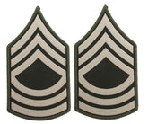 U.S. Army AGSU Chevrons Rank - Pair - Pinks and Greens