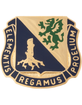 Regimental Crest Chemical (Elementis Regamus Proelium)