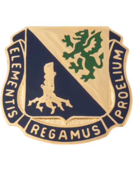 Regimental Crest Chemical (Elementis Regamus Proelium)