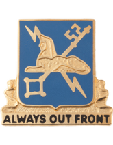 Regimental Crest Military Intelligence (Always Out Front)
