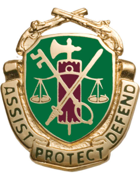 Regimental Crest Military Police (Assist Protect Defend)