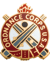 Army Regimental Crest Ordnance (Ordnance Corps U.S.A.)