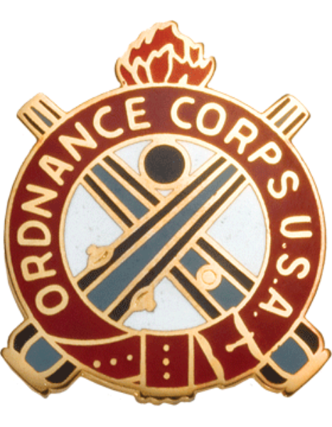 Army Regimental Crest Ordnance (Ordnance Corps U.S.A.)