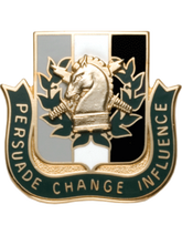 Regimental Crest Psychological Operations (Persuade Change Influence)
