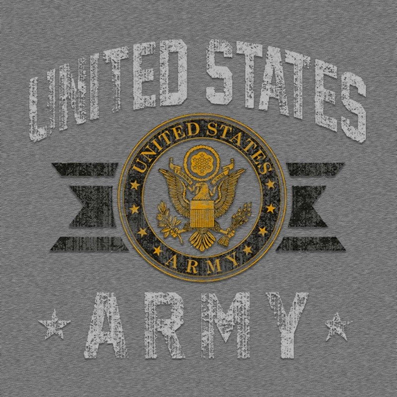 U.S. Army Vintage Distressed Logo T-shirt - Grey