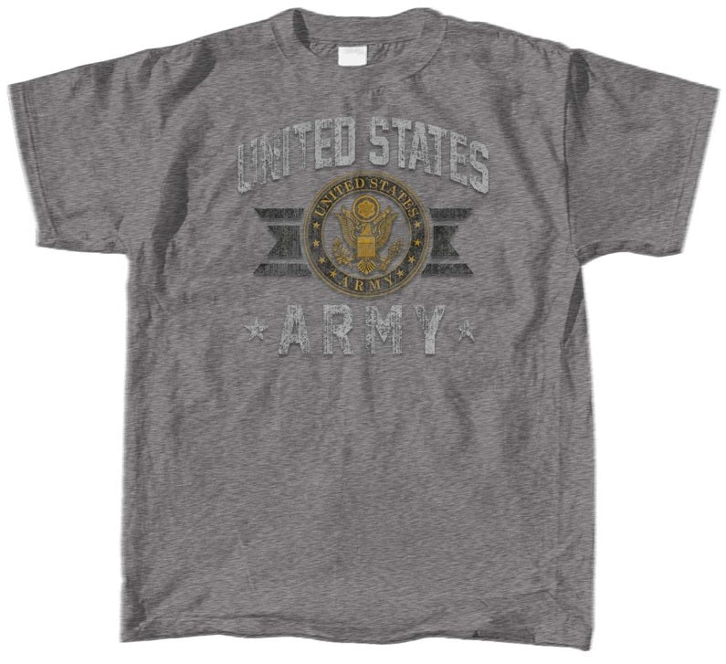 US Army Vintage Distressed Logo T-shirt