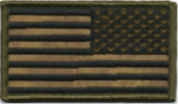 A-TACS American Flag Patch FORWARD and REVERSE Facing