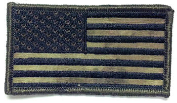A-TACS American Flag Patch FORWARD and REVERSE Facing