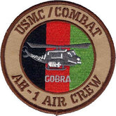 AH-1 Cobra Afghanistan Aircrew USMC Patch