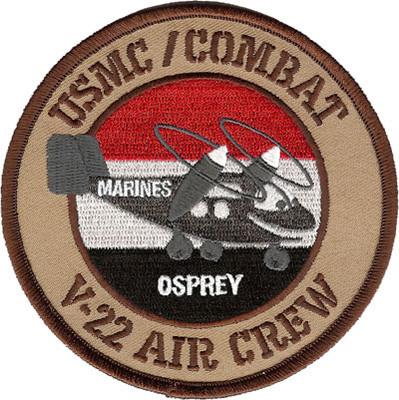 USMC Combat V-22 Air Crew - Osprey Iraq Patch