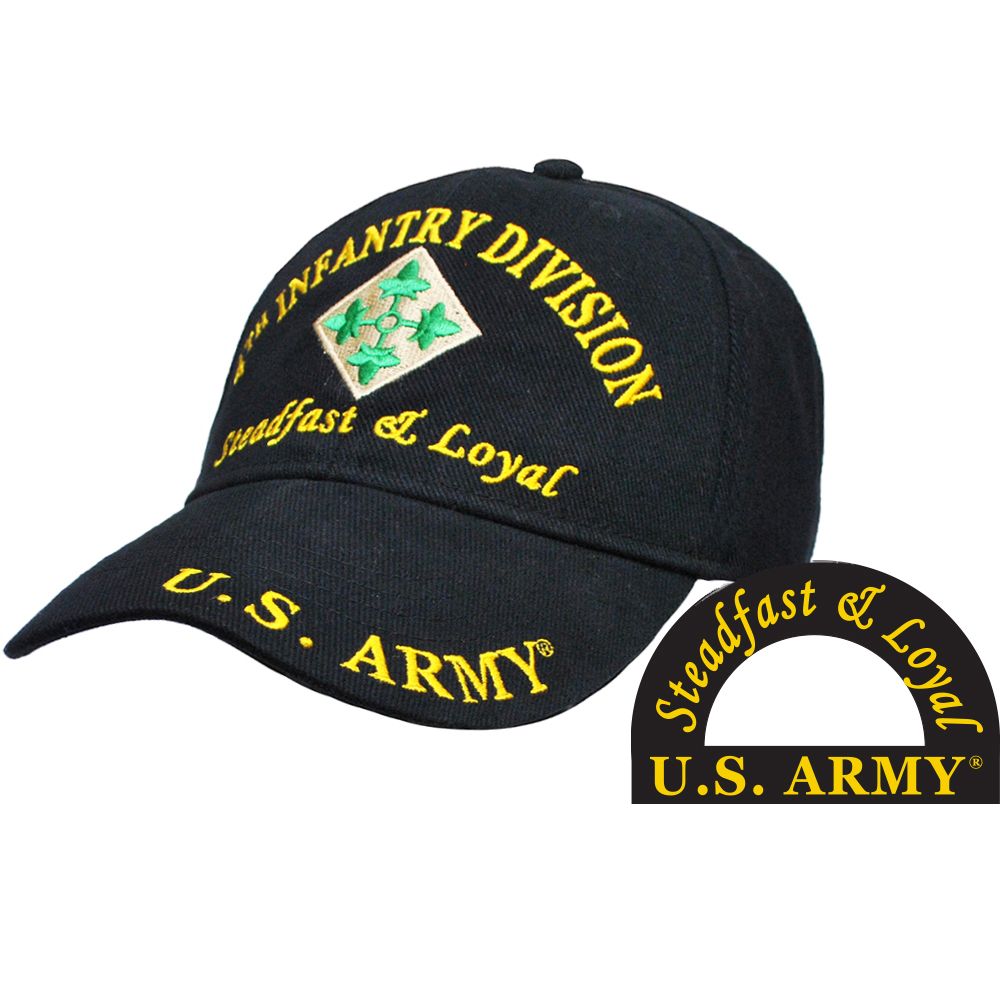 4th Infantry Division Ball Cap - Steadfast & Loyal