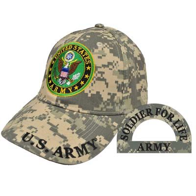 Army Seal Ball Cap ACU CAMO - Soldier for Life