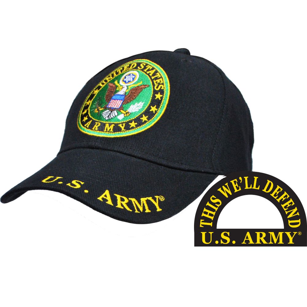 Army Seal Ball Cap BLACK - This We'll Defend