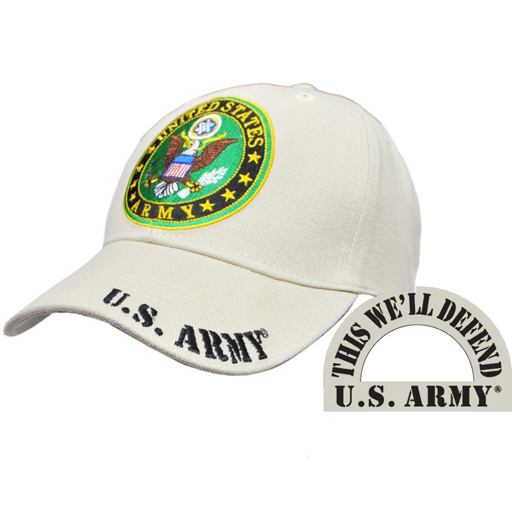 Army Seal Ball Cap KHAKI - This We'll Defend